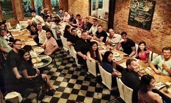 Me and the awesome entrepreneurial crew in Saigon (They've ignored the haters too)
